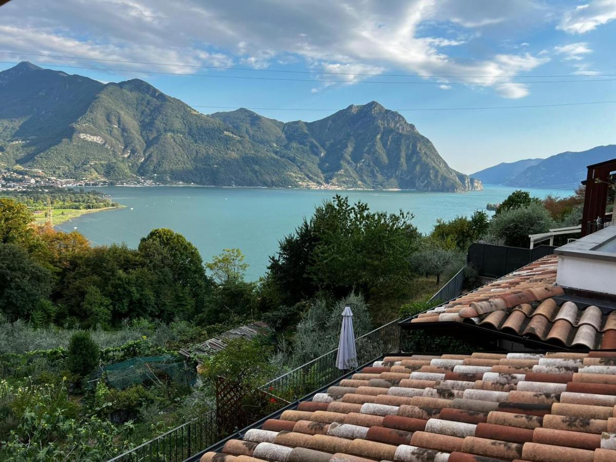Iseo Lake Villa Con Vista Lago E Piscina Costa Volpino Εξωτερικό φωτογραφία