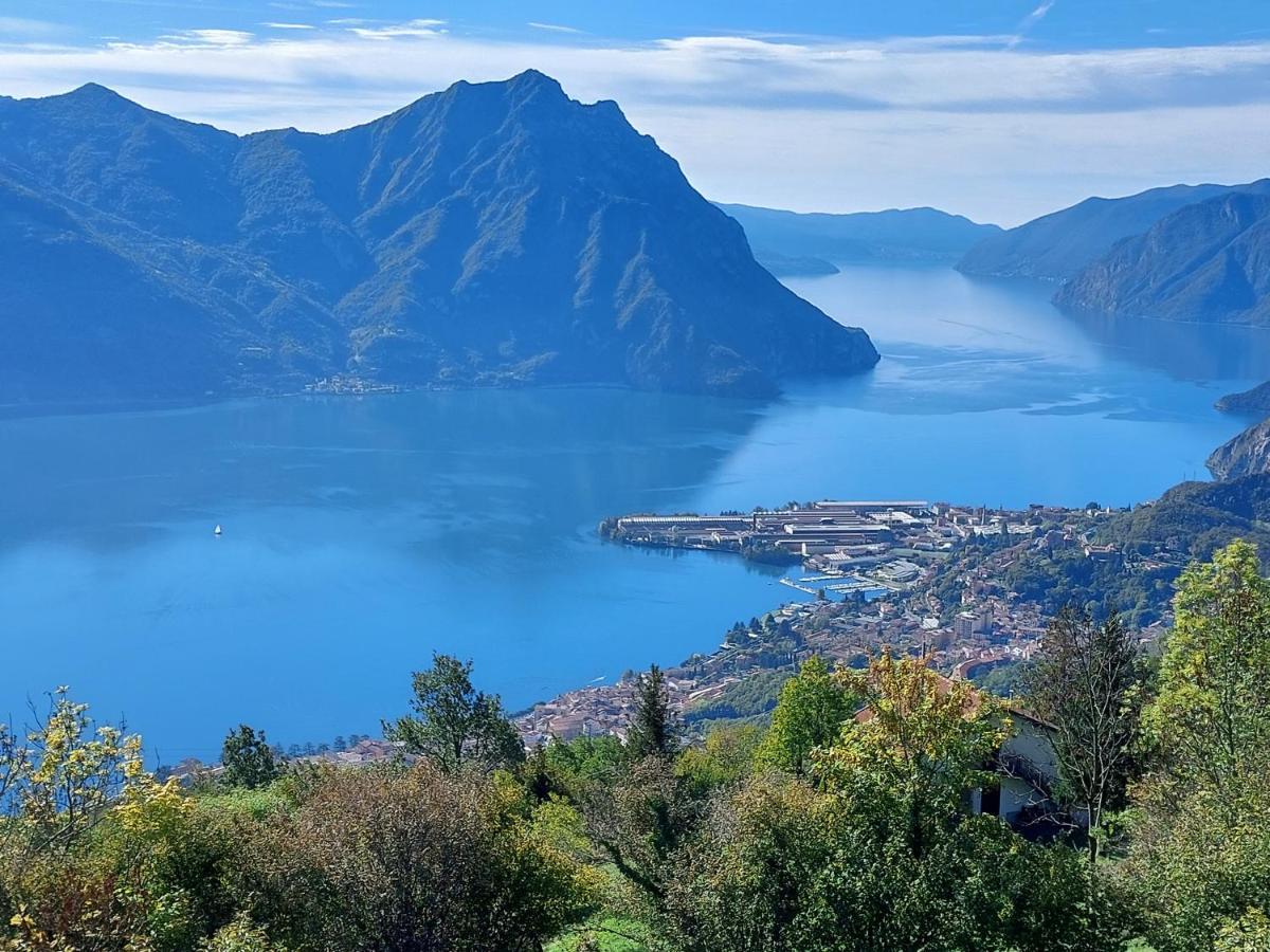 Iseo Lake Villa Con Vista Lago E Piscina Costa Volpino Εξωτερικό φωτογραφία