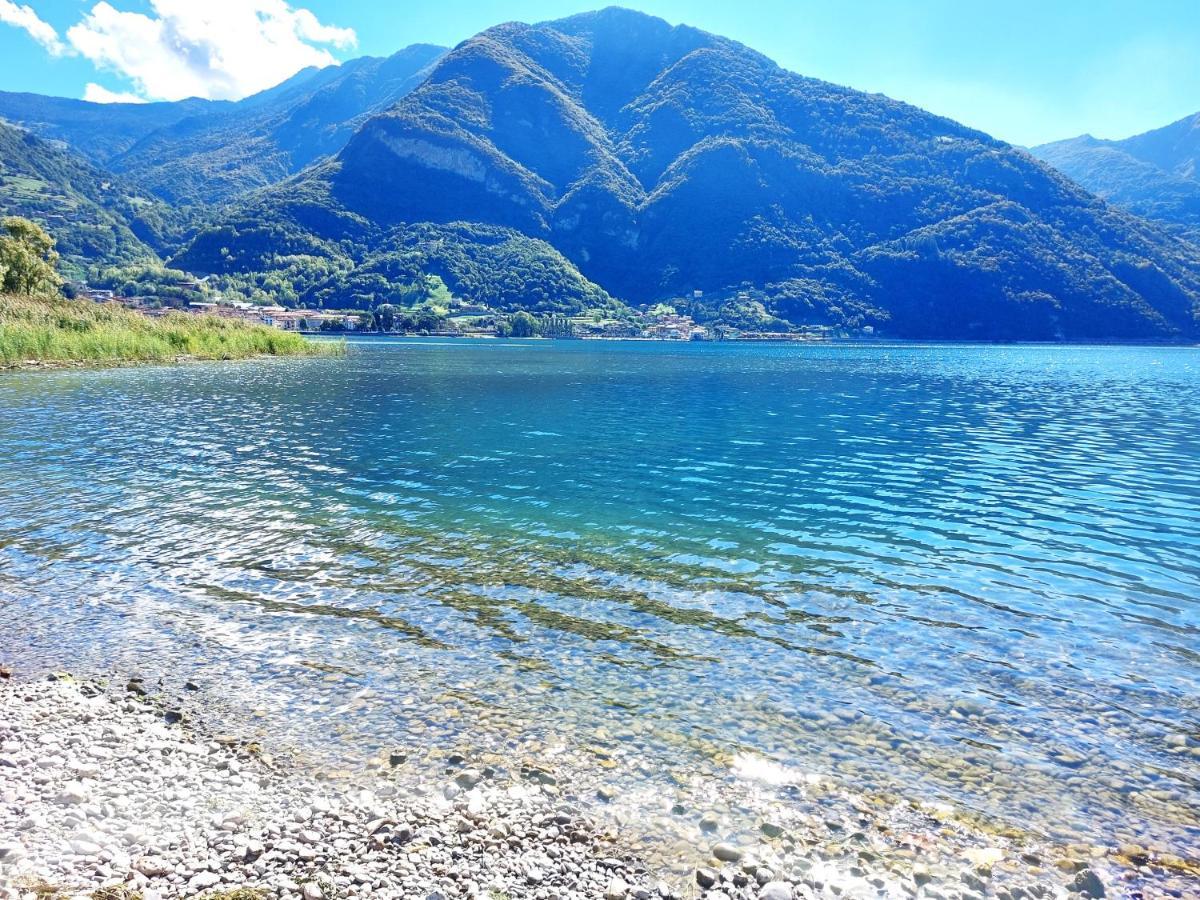 Iseo Lake Villa Con Vista Lago E Piscina Costa Volpino Εξωτερικό φωτογραφία